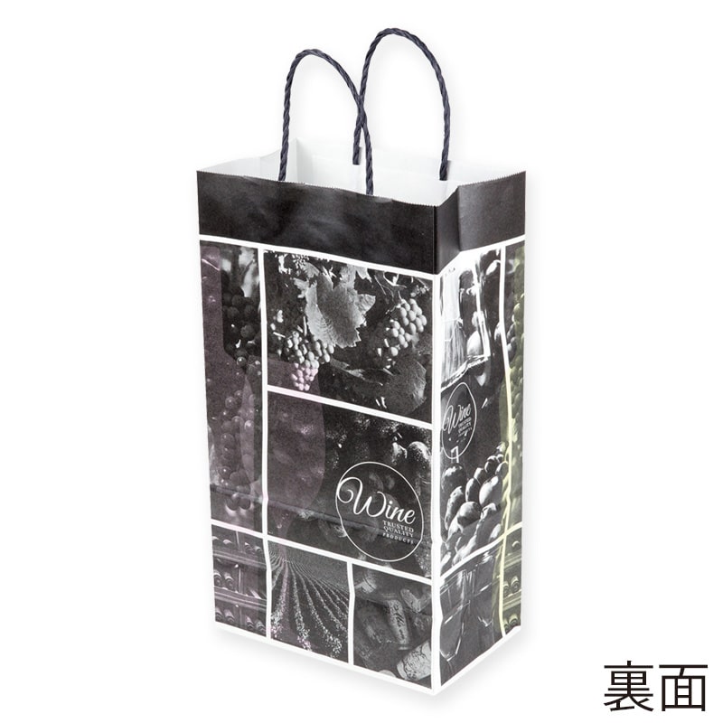 ヤマニパッケージ 手提袋　Wine M K-1440 200枚/箱（ご注文単位1箱）【直送品】