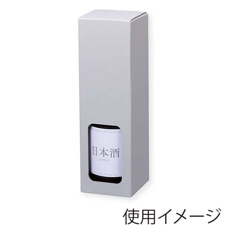 ヤマニパッケージ 筒式窓付カートン　720ml太瓶　地券 1本 K-1522 200枚/箱（ご注文単位1箱）【直送品】