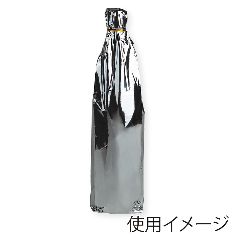 ヤマニパッケージ アルミ遮光袋 1.8L用 K-1595　シルバー 1000枚/箱（ご注文単位1箱）【直送品】