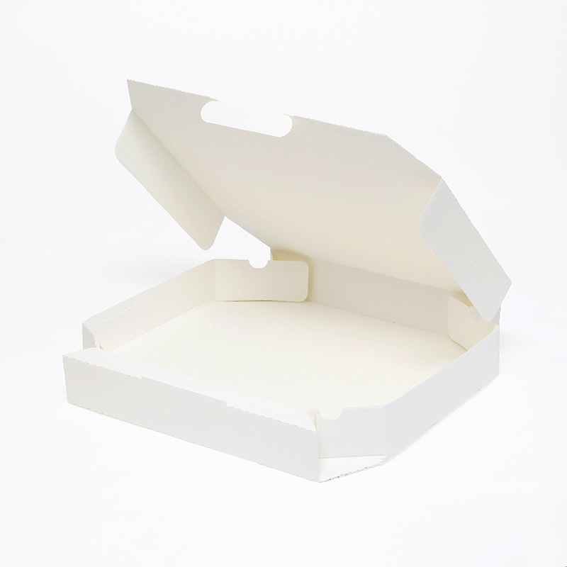 SWAN 食品容器 ピザ箱 12インチ 白無地 25枚/袋