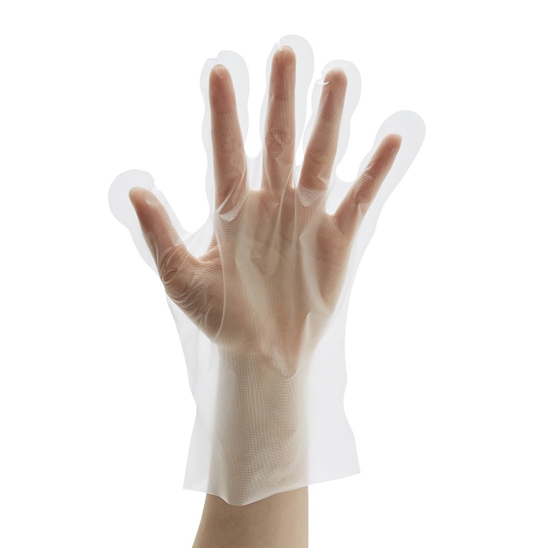 SWAN ポリグローブ LD 外エンボス 絞りタイプ S クリア 200枚/袋