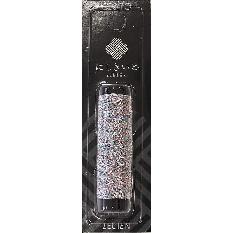 LECIEN (ルシアン) にしきいと ラメ 刺しゅう糸 20m巻 col.2 紅水晶 べにすいしょう 1個(ご注文単位1個)【直送品】