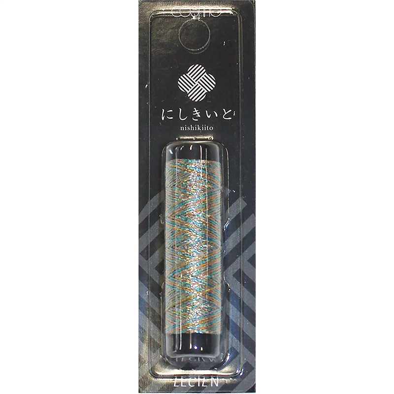 LECIEN (ルシアン) にしきいと ラメ 刺しゅう糸 20m巻 col.4 虹色 1個(ご注文単位1個)【直送品】