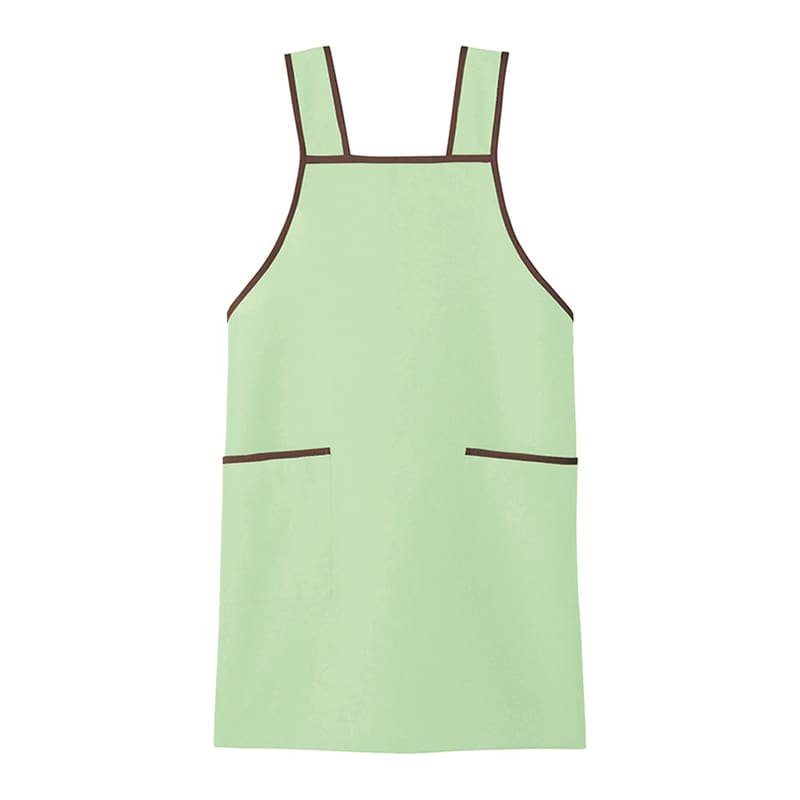 カーシーカシマ エプロン 男女共用 F グリーン CAE116 1枚（ご注文単位1枚）【直送品】