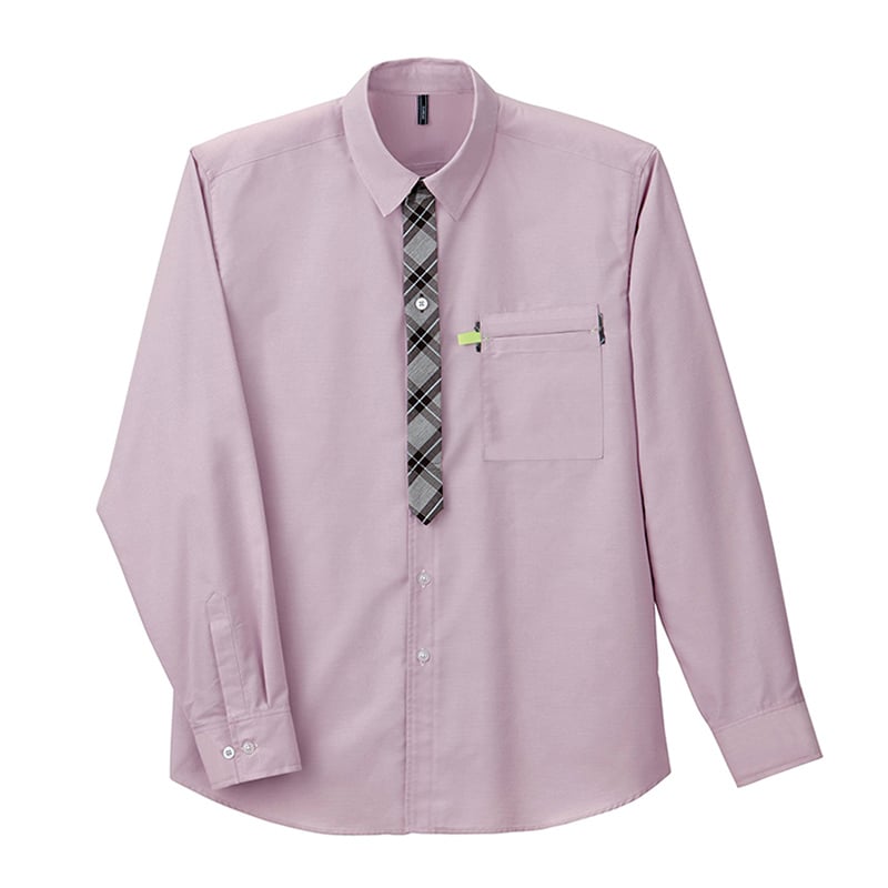 カーシーカシマ 長袖シャツ 男女共用 S ピンク CWY123 1枚（ご注文単位1枚）【直送品】