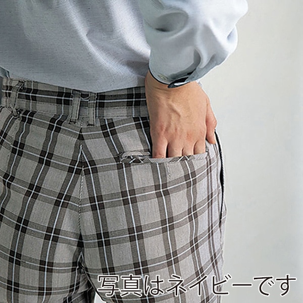 カーシーカシマ パンツ レディス SS ブラウンチェック CAL132 1枚(ご注文単位1枚)【直送品】