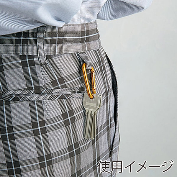 カーシーカシマ パンツ 男女共用 5L ネイビーチェック CAM133 1枚（ご注文単位1枚）【直送品】