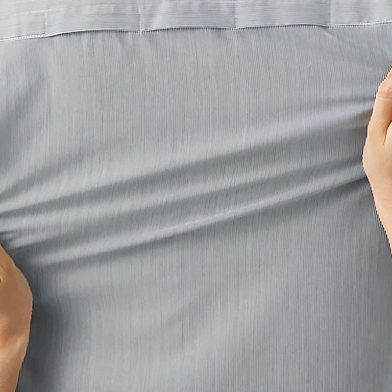 カーシーカシマ ストレッチ半袖シャツ 男女共用 3L グレー CSY204 1枚(ご注文単位1枚)【直送品】