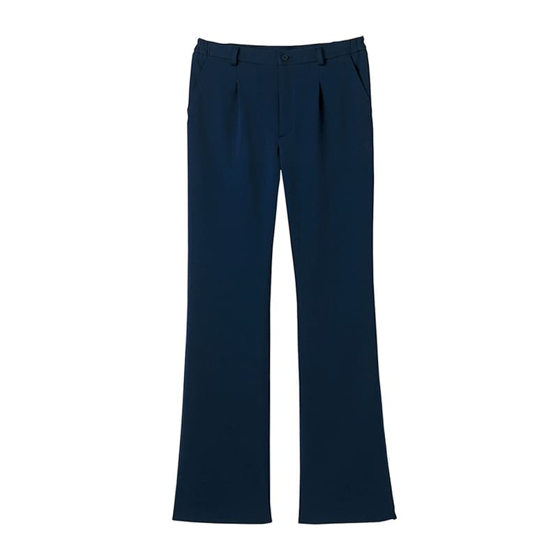 カーシーカシマ ニットストレートパンツ 男女共用 M ブルーベリー HM1785 1枚（ご注文単位1枚）【直送品】