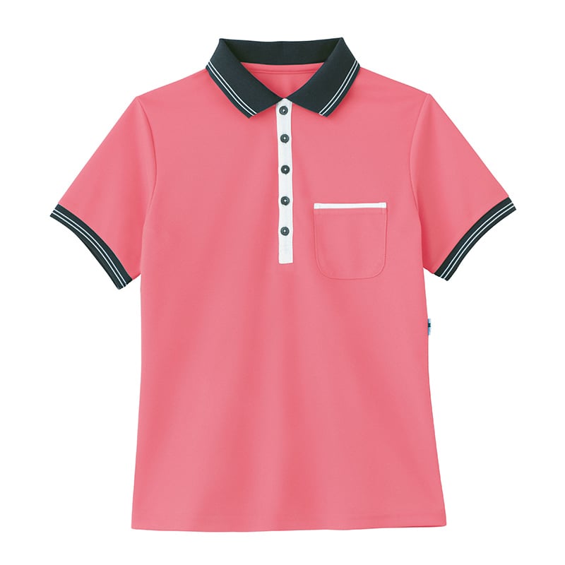 カーシーカシマ ポロシャツ 男女共用 4L チェリーピンク HM2179 1枚（ご注文単位1枚）【直送品】