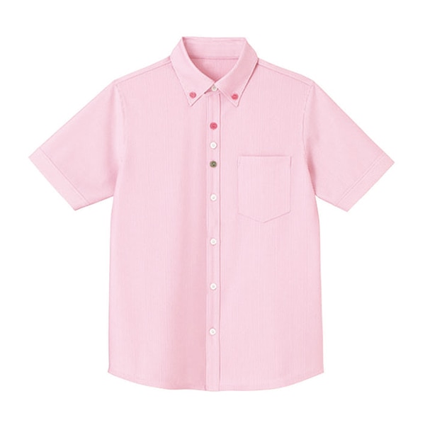 カーシーカシマ 半袖ニットシャツ 男女共用 5L さくら HM2419 1枚（ご注文単位1枚）【直送品】