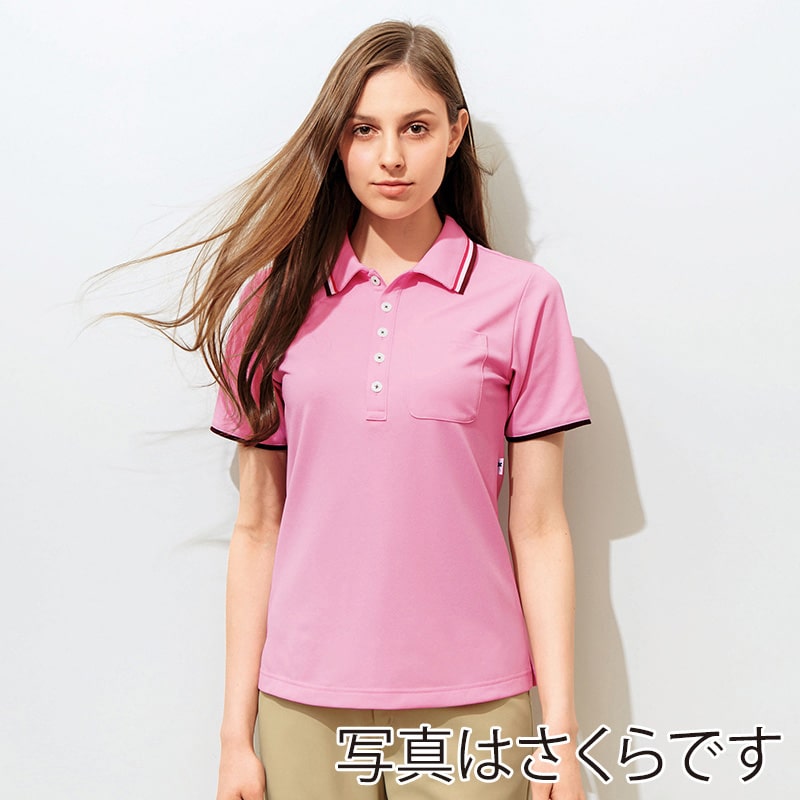 カーシーカシマ 半袖ポロシャツ 男女共用 3L 大地 HM2439 1枚(ご注文単位1枚)【直送品】