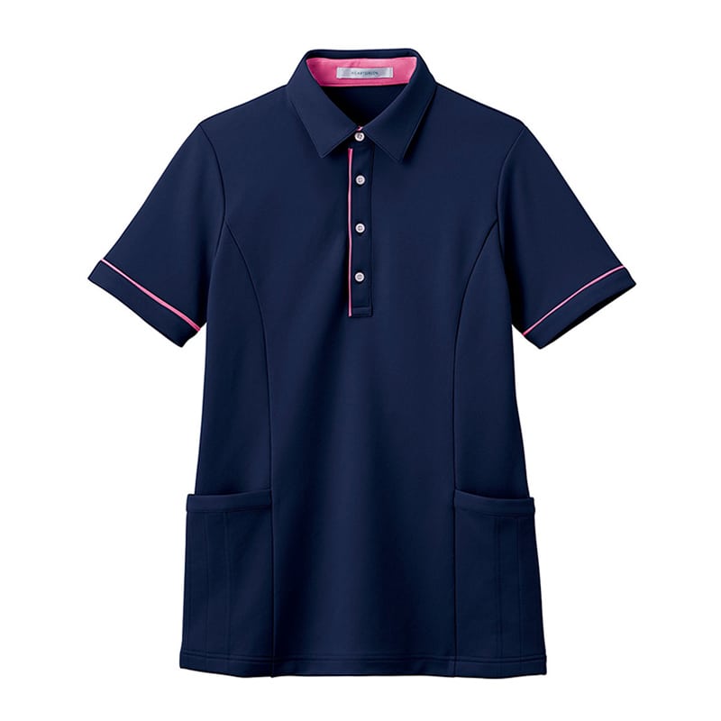 カーシーカシマ 半袖ロングポロシャツ 男女共用 M スターリーナイト HSP004 1枚（ご注文単位1枚）【直送品】