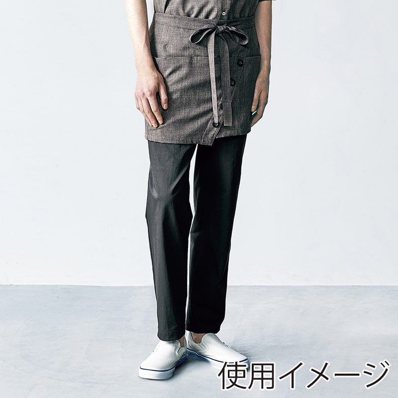 カーシーカシマ テーパードパンツ 男女共用 L スノーブラック HAK009 1枚(ご注文単位1枚)【直送品】