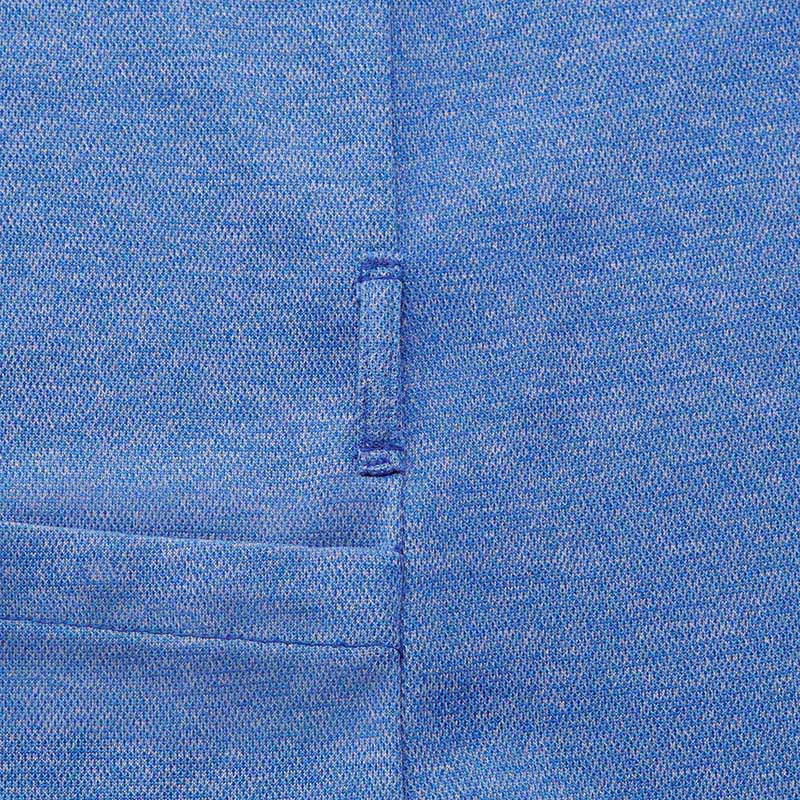 カーシーカシマ 半袖ポロシャツ 男女共用 SS ブルー HSP017 1枚（ご注文単位1枚）【直送品】