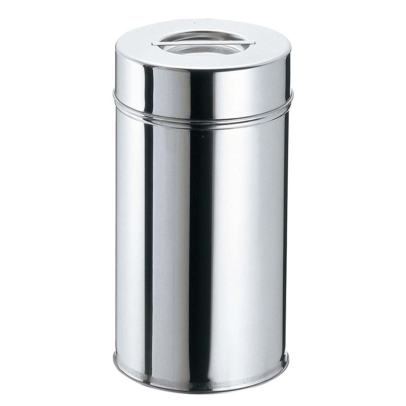 EBM　18-8　茶缶（コーヒー・紅茶缶）18cm   1個（ご注文単位1個）【直送品】