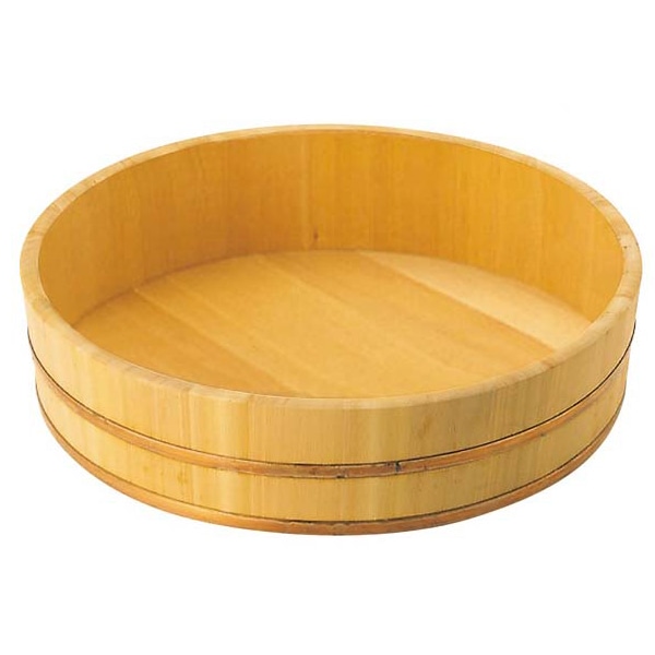 EBM さわら 飯台 36cm 7合 銅タガ 1個(ご注文単位1個)【直送品】