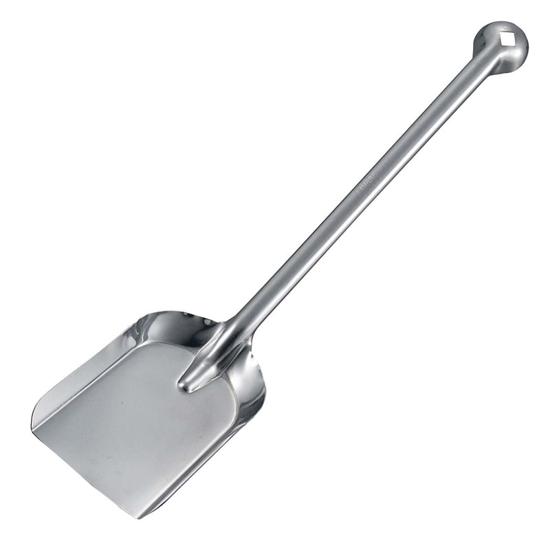 ステンレス 共柄炭十能 全長445mm 1個(ご注文単位1個)【直送品】