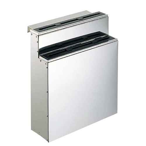 EBM18-0ゴム板付庖丁差し流し掛大2段 1個(ご注文単位1個)【直送品】