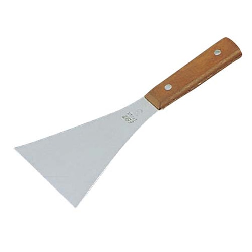 EBM ステンレス 木柄 三角 バチベラ NO.1(75×230) 1個(ご注文単位1個)【直送品】