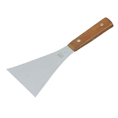 EBM ステンレス 木柄 三角 バチベラ NO.3(98×230) 1個(ご注文単位1個)【直送品】