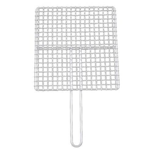 >EBM 18-8 シングルハンドル 焼アミ 40cm 1個(ご注文単位1個)【直送品】