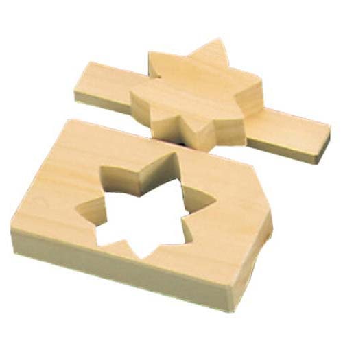 EBM　ひのき　押し型（ライス型）紅葉   1個（ご注文単位1個）【直送品】