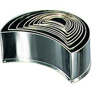 EBM18-0ステンレスパテ抜三日月12pcsセット1セット(ご注文単位1セット)【直送品】