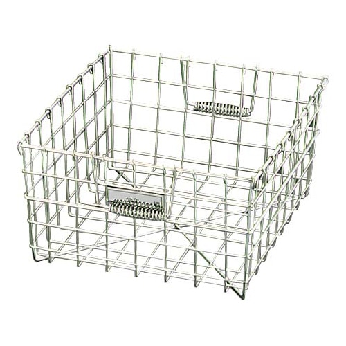 EBM　18-8　食器カゴ（プレート付き）B型 B-2　中  1個（ご注文単位1個）【直送品】