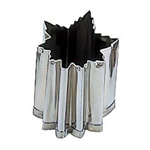 >EBM18-8手造り業務用抜型秋ギザ紅葉バラB 1個(ご注文単位1個)【直送品】