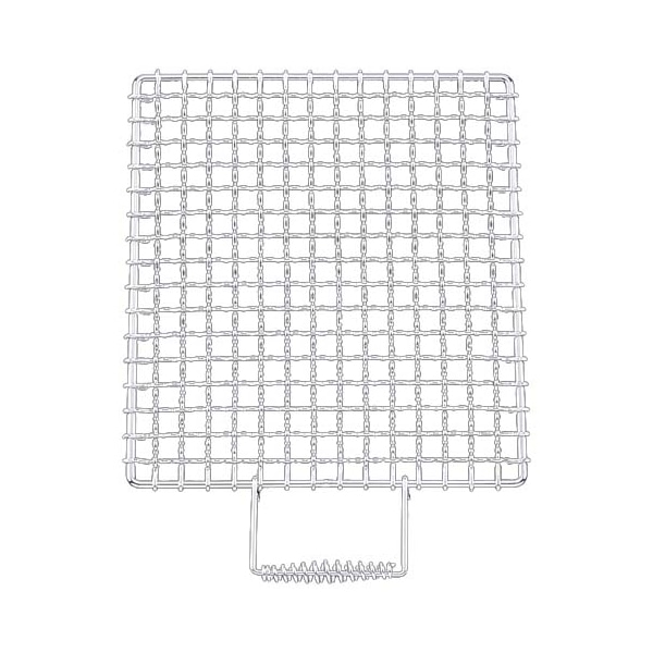 EBM 片手 焼アミ クロームメッキ 24cm 1個(ご注文単位1個)【直送品】