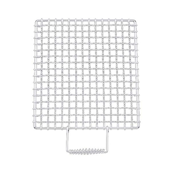 EBM 片手 焼アミ クロームメッキ 27cm 1個(ご注文単位1個)【直送品】