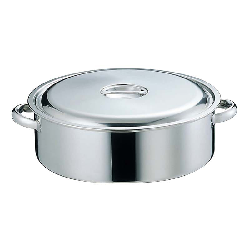 EBM　18-8　外輪鍋　30cm　手付   1個（ご注文単位1個）【直送品】