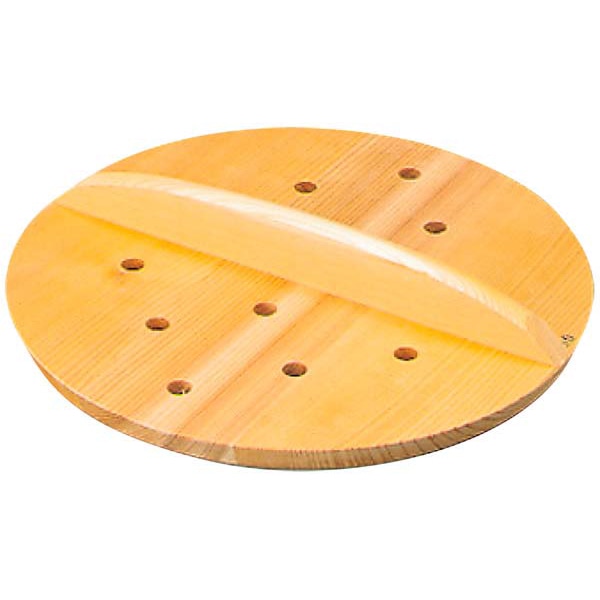 EBM　さわら　穴明　木蓋　45cm   1個（ご注文単位1個）【直送品】