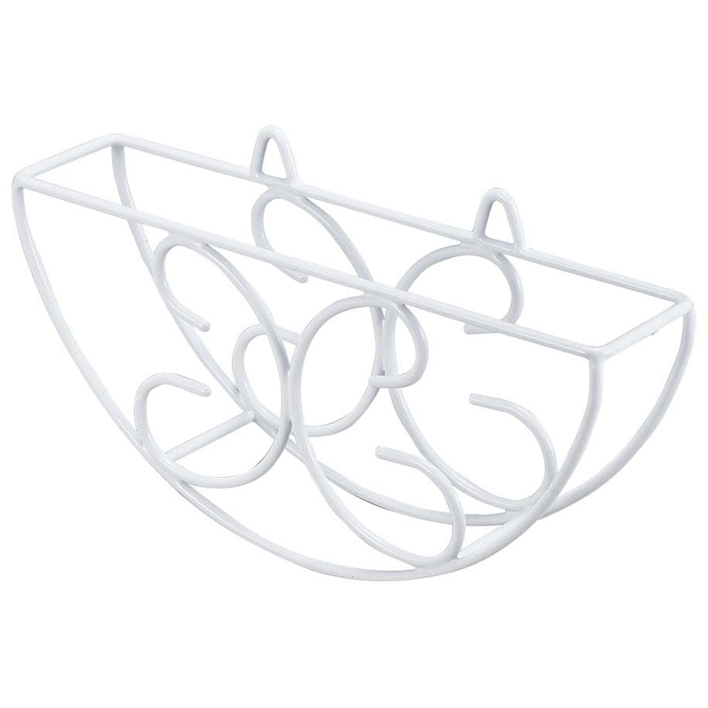 EBM コーティング 丸盆ラック カベ掛式 14インチ用 1個(ご注文単位1個)【直送品】