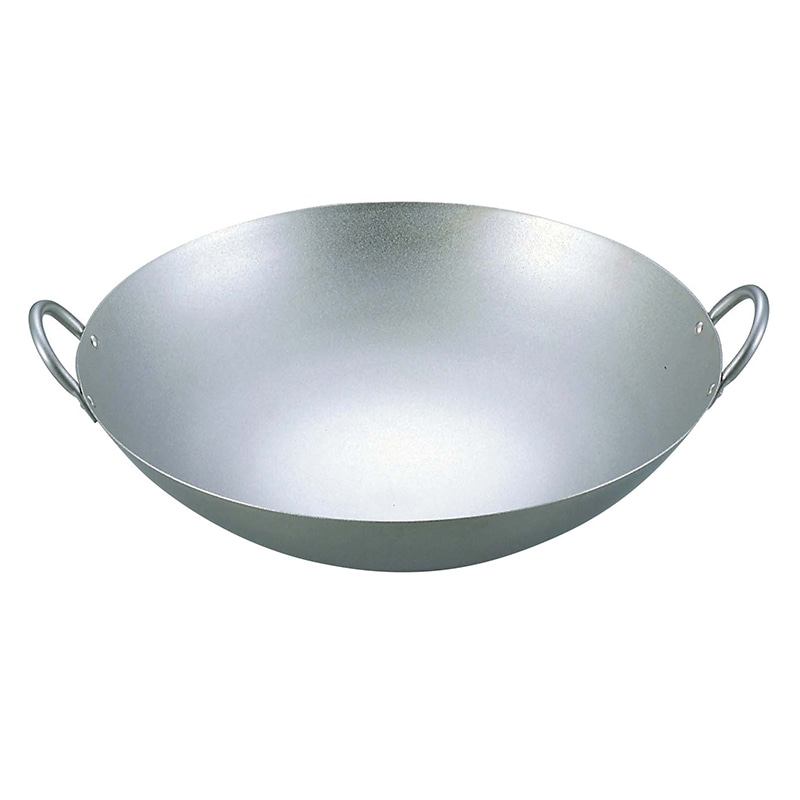 EBM 純チタン 超軽量 中華両手鍋 45cm 1個(ご注文単位1個)【直送品】