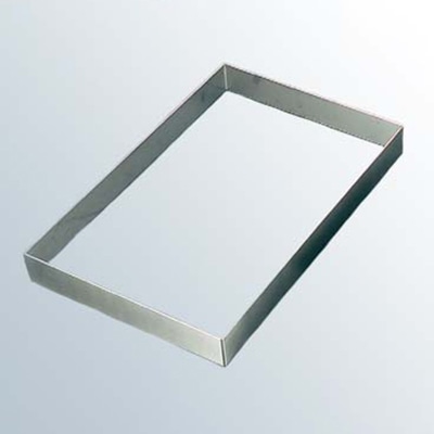 EBM18-8角型ケーキリング570×370×H60 1個(ご注文単位1個)【直送品】