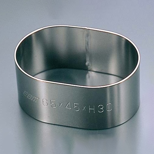 EBM18-8アルゴン溶接小判型セルクルリング65×45×H30 1個(ご注文単位1個)【直送品】