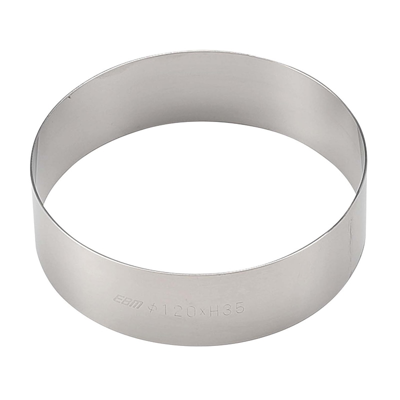 EBM18-8アルゴン溶接丸型ケーキリングφ120×H35 1個(ご注文単位1個)【直送品】
