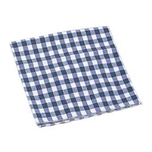 EBM ギンガム チェックナプキン ネイビー 450×450 1個(ご注文単位1個)【直送品】