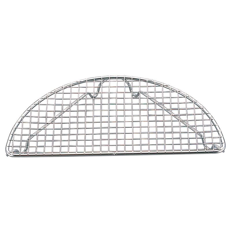 EBM　18-8　半月　とんかつアミ 大（200×100）  1個（ご注文単位1個）【直送品】