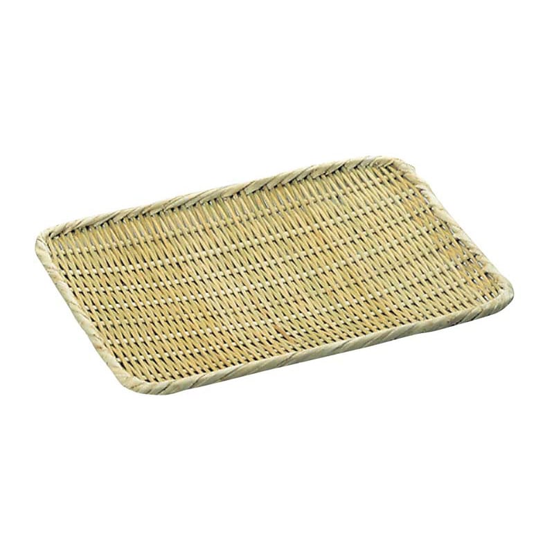 竹 角盆ザル 尺1(270×330) 1個(ご注文単位1個)【直送品】