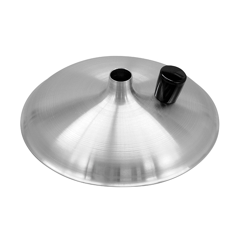 アルミ　親子鍋蓋 エントツ付　15.5cm  1個（ご注文単位1個）【直送品】