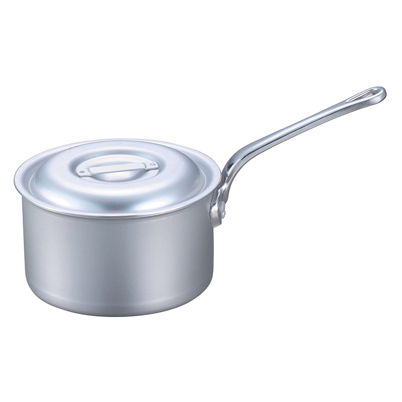 EBM　アルミ　プロシェフ 深型　片手鍋（目盛付）18cm  1個（ご注文単位1個）【直送品】