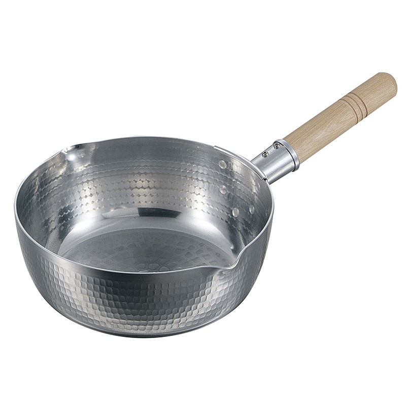 >EBM アルミ打出 雪平鍋(研磨仕上げ)15cm 1個(ご注文単位1個)【直送品】