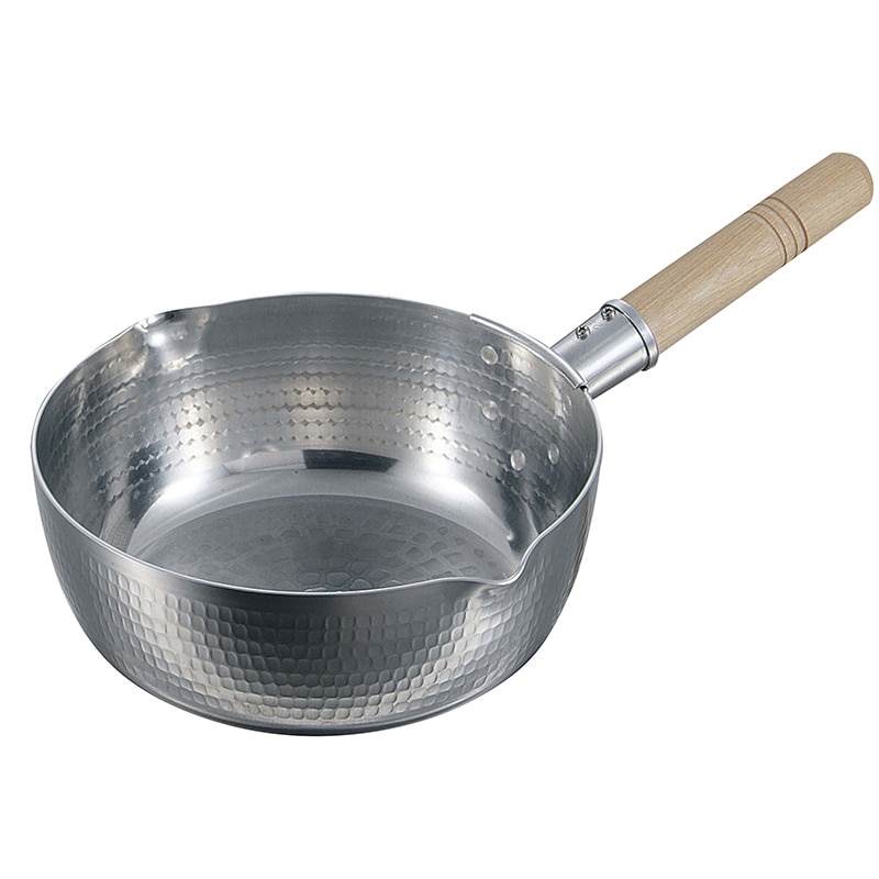 EBM　アルミ打出　雪平鍋（研磨仕上げ）18cm   1個（ご注文単位1個）【直送品】