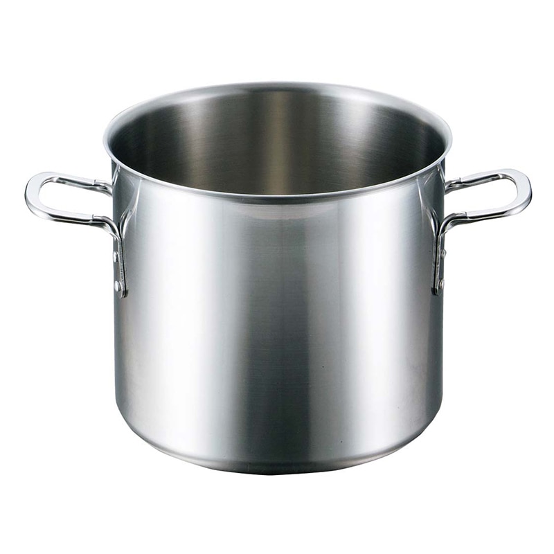 EBM ビストロ 三層クラッド 寸胴鍋 39cm 蓋無 1個(ご注文単位1個)【直送品】