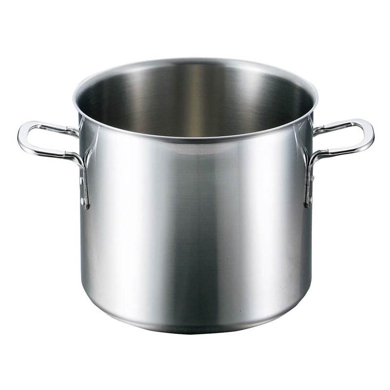 EBM ビストロ 三層クラッド 寸胴鍋 42cm 蓋無 1個(ご注文単位1個)【直送品】