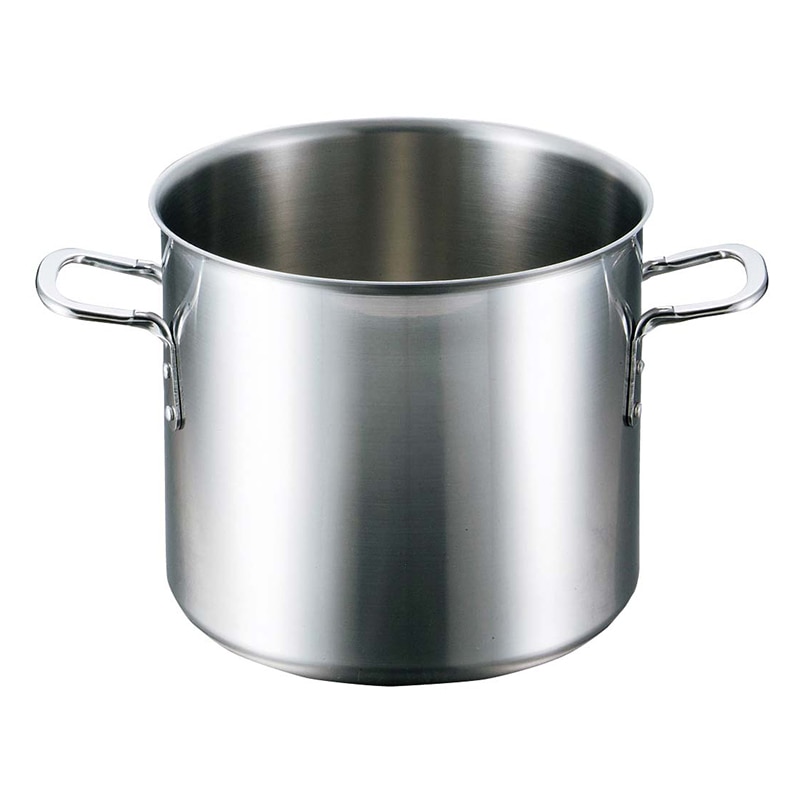 EBM ビストロ 三層クラッド 寸胴鍋 45cm 蓋無 1個(ご注文単位1個)【直送品】