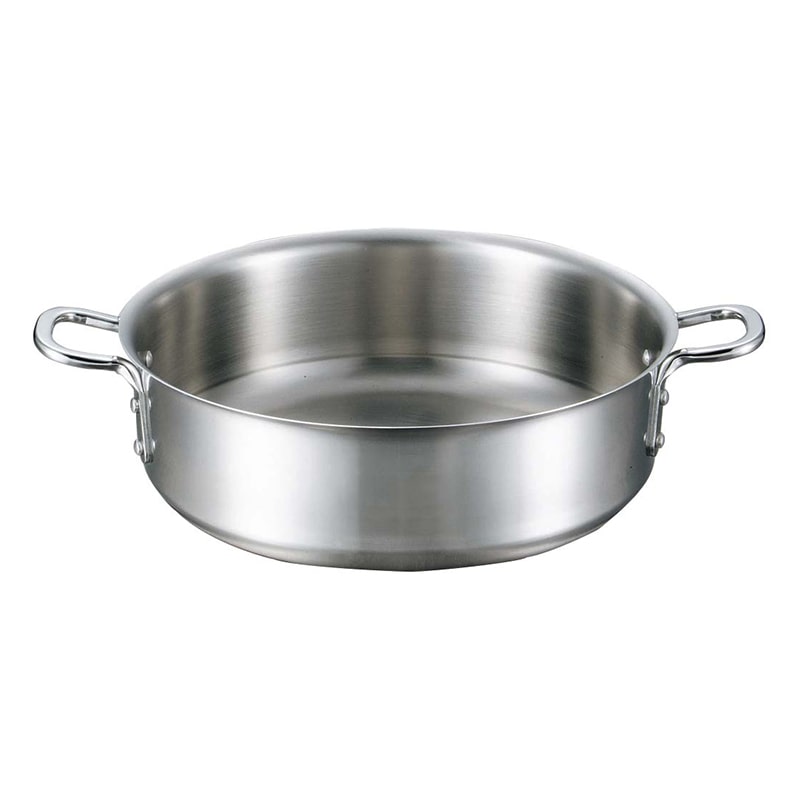 EBM ビストロ 三層クラッド 外輪鍋 24cm 蓋無 1個(ご注文単位1個)【直送品】